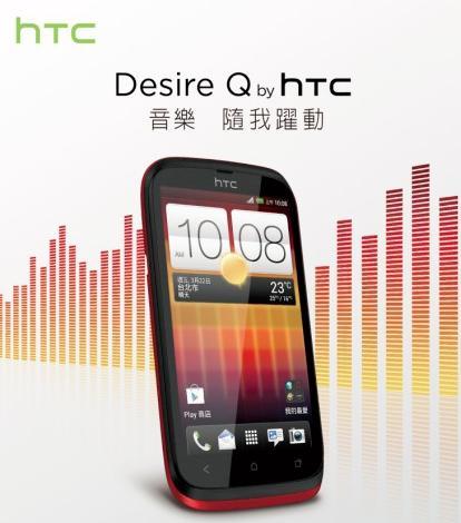 為Desire P縮小版的Desire Q。