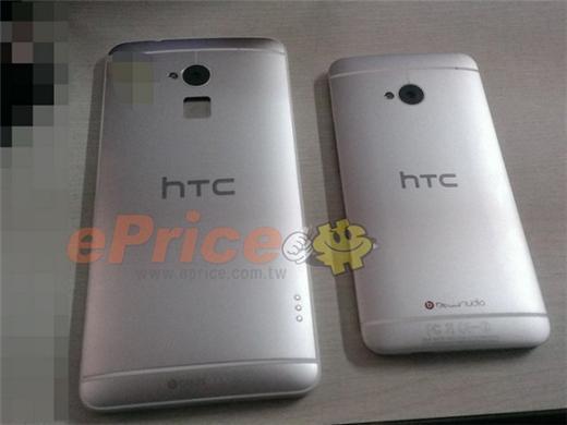 HTC One Max機身背面鏡頭下方的指紋感應器空格。(圖：ePrice)