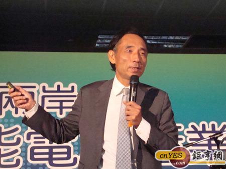 南科總經理高啟全表示，未來3年DRAM缺貨情形將逐年增加。(鉅亨網記者黃佩珊攝)