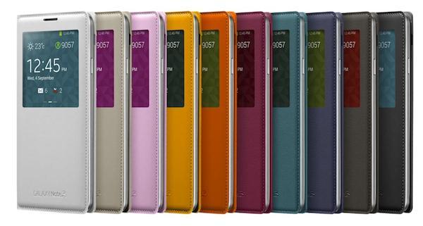 Galaxy Note 3 S-View保護套。