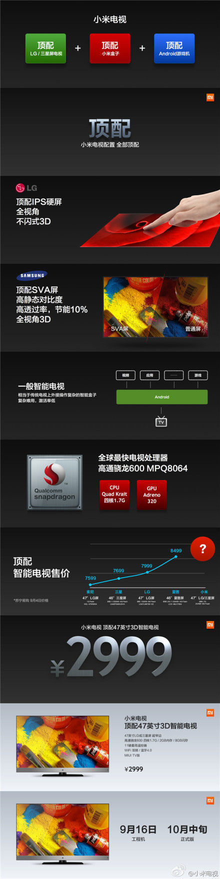 小米發布會直播小米3手機發布 科技新銳號令天下（圖）