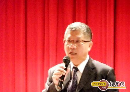綠能執行長林和龍。(鉅亨網記者尹慧中攝)