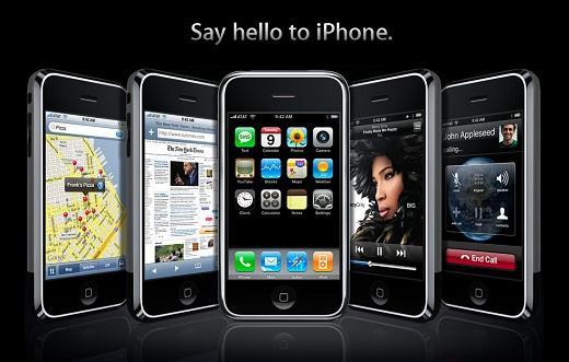 第一代 iPhone 宣傳時圖樣