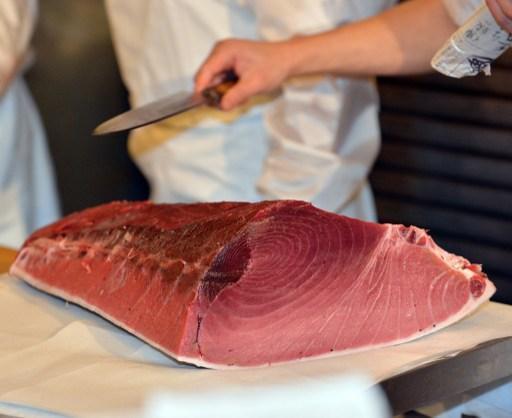 日本新鮮的鮪魚 獲得各國好評 (圖:AFP)