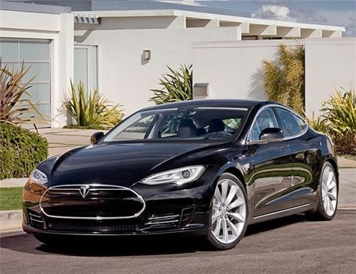 Tesla的電動車Model S。（圖：WIKI）