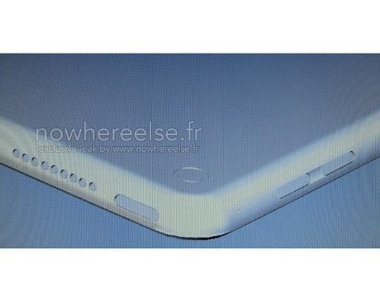 據稱為蘋果最新大尺寸平板iPad Pro的3D設計間諜圖。（圖：Nowhereelse.fr）