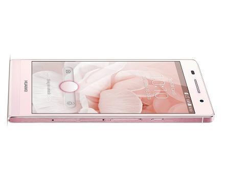 華為推出HUAWEI Ascend P6 Pink粉嫩色。(華為提供)