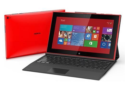 諾基亞第一款Windows平板電腦Lumia 2520。（圖：癮科技）