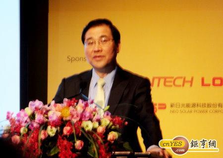 茂迪執行長張秉衡今天主持PV TAIWAN開展。(鉅亨網記者尹慧中攝)