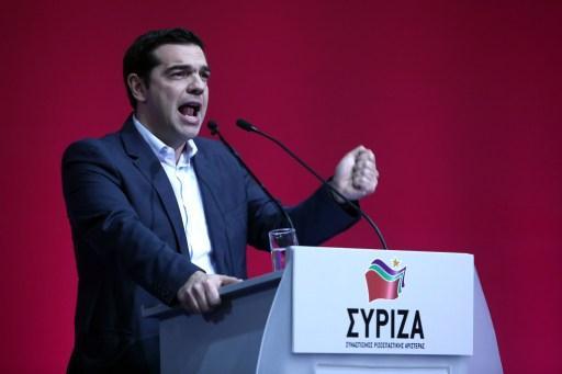 希臘極左派領袖Alexis Tsipras強調將終結希臘財政撙節政策(圖: AFP)