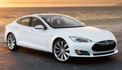 Tesla Model S電動車款。