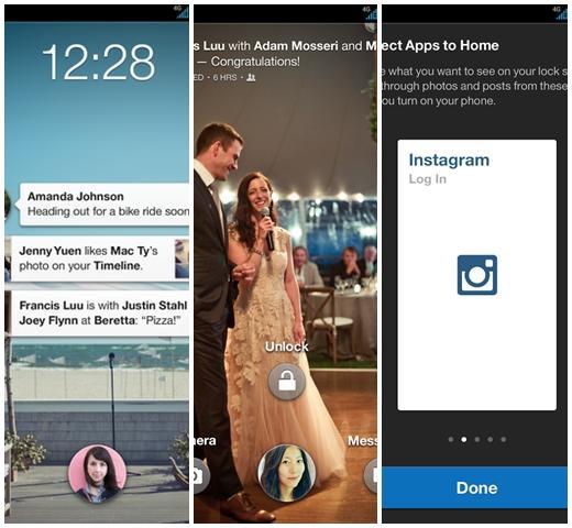 Facebook Home。(圖片來源：Google Play 商店)