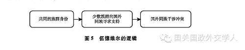 道格拉斯· 伍德維爾（douglaswoodwell)的研究路徑恰好相反。他認為，被干涉國的少數族群會主動向干涉國尋求幫助。