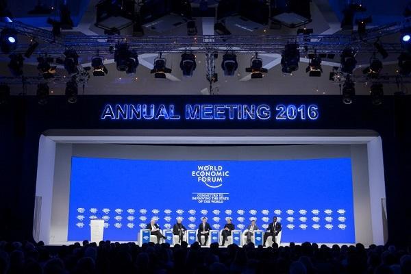 正於瑞士達沃斯舉行的世界論壇 (圖:AFP)