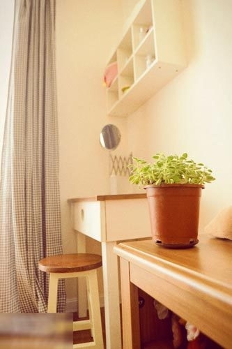 臥室電視柜上的碰碰香