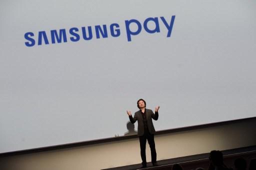 三星無線支付系統 Samsung Pay (圖:AFP)