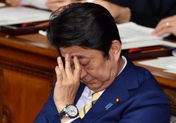 日本首相安倍晉三 (Shinzo Abe)　圖片來源：afp