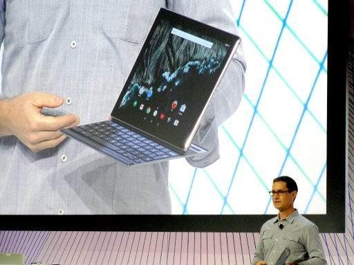 Google發表新平板pixel c      (圖:AFP)