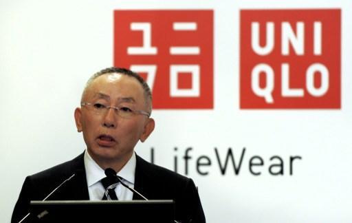 Uniqlo 社長柳井正相當看好中國大陸市場。 (圖:AFP)