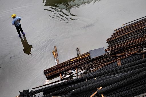 印度鋼廠認為中國必需更快的減產鋼鐵 (圖: AFP)