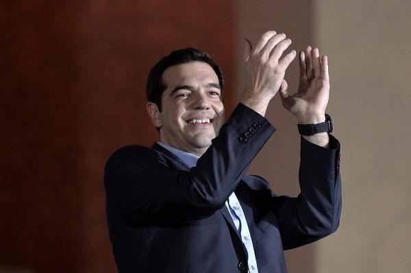 希臘極左派政黨Syriza領袖Alexis Tsipras (圖:AFP)