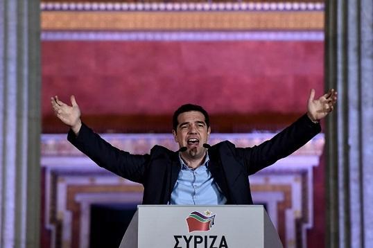 Syriza領導人Alexis Tsipras (圖:AFP)