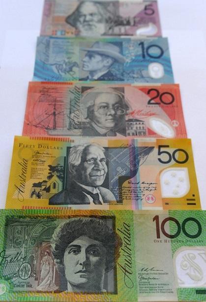 澳元。(來源:AFP)