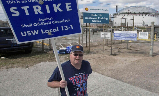 美國鋼鐵工人聯合會與企業未能就一項於2月1日期滿的勞動合同達成共識，於當地時間1日開始舉行大罷工，目前涉及九處煉油地。受罷工影響的煉廠合計每日可產出182萬桶燃料，占美國產能的10%。煉廠生產受到影響可能導致原油需求量下降。