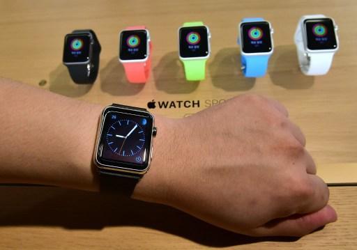 Apple Watch 在假期季的銷售表現不如預期。 (圖:AFP)