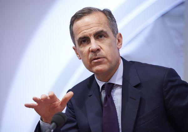 英國央行 (BOE) 總裁卡尼 (Mark Carney)　圖片來源：afp