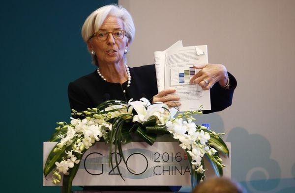 國際貨幣基金組織 (IMF) 總裁拉加德 (Christine Lagarde)　圖片來源：afp