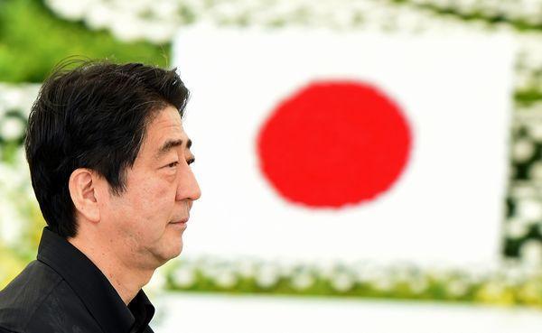 日本首相安倍晉三 (Shinzo Abe)　圖片來源：afp