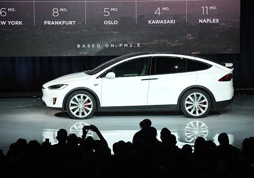 特斯拉Model X(圖：AFP)