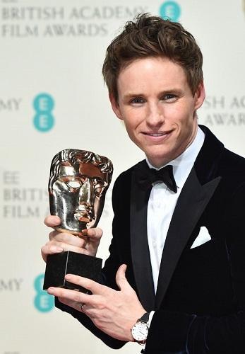 最佳男主角：艾迪瑞德曼 (Eddie Redmayne) (圖:AFP)