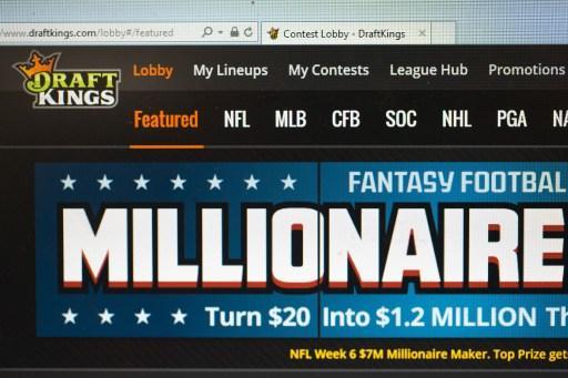 Fantasy sports 夢幻運動遊戲公司 DraftKings (圖:AFP)