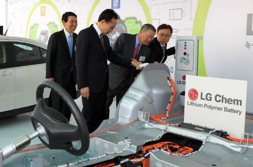 深耕鋰電池多年的南韓電池大廠 LG 集團 (圖:AFP)
