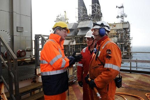 油價大田衝擊北海油田的資本投資 (圖: AFP)
