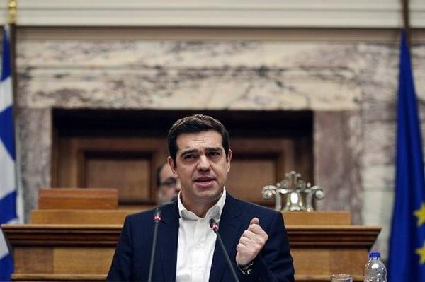 希臘總理Alexis Tsipras。(圖:AFP)