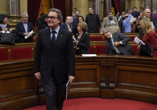 加泰羅尼亞總統 Artur Mas (圖:AFP)