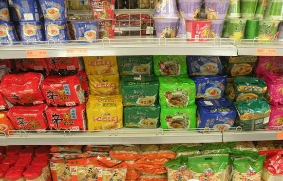 方便面品種齊全