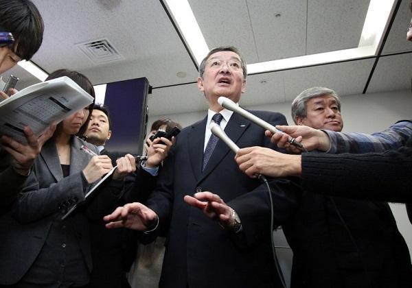 夏普總裁高橋幸三 (圖:AFP)