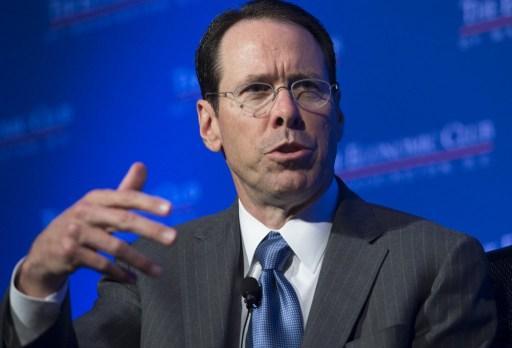 AT&T 執行長、商業圓桌會議主席Randall Stephenson(圖：AFP)