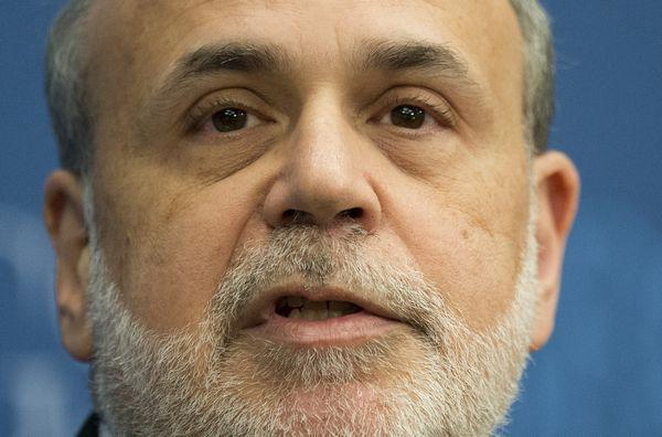 前美國聯準會主席柏南奇 (Ben S. Bernanke)　圖片來源：afp