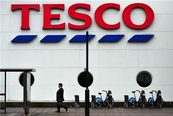 Tesco銷售傳佳績(圖：AFP)