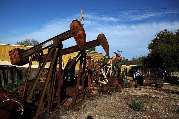 德州的廢棄鑽油機器 (圖:AFP)