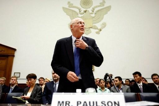 美國前財長Hank Paulson     (圖:AFP)