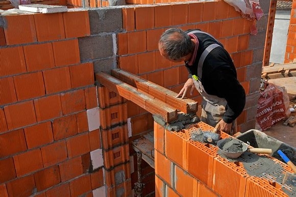 歐洲人蓋房過程