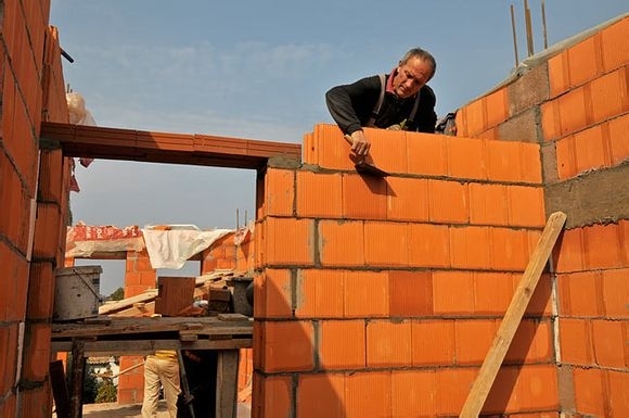 歐洲人蓋房過程