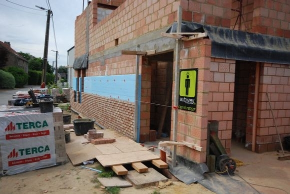 歐洲人蓋房過程