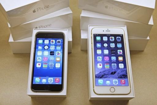 iPhone 6及iPhone 6 Plus      (圖:AFP)